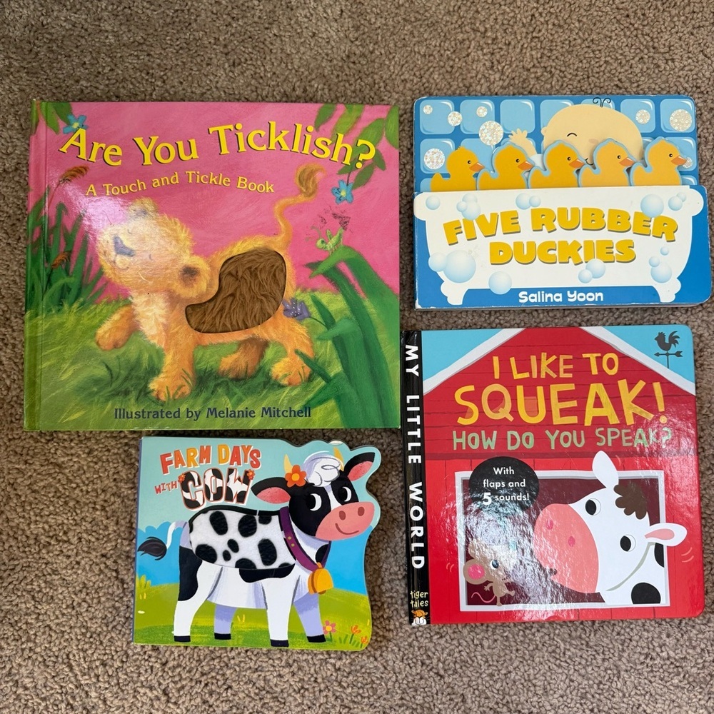 Baby Board Book Bundle Animal Learning Books